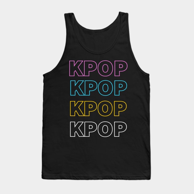 Kpop Tank Top by zeevana